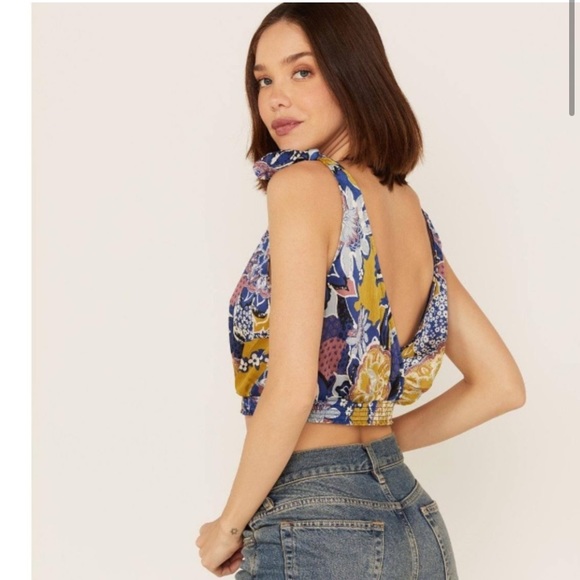 Free people ocean combo crop top NWT - Picture 5 of 8